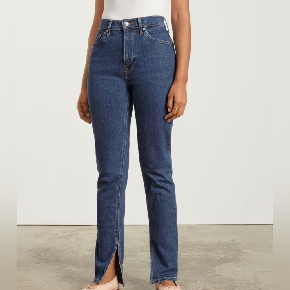 Everlane Cheeky Split Hem Jean size 33 NWT